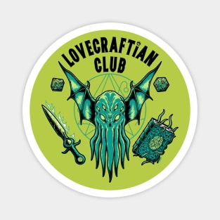 Lovecraftian Club Magnet